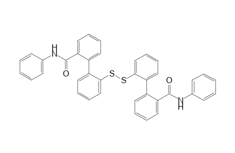 N-Phenyl 2-biphenyl-2'-carboxamide disulfide