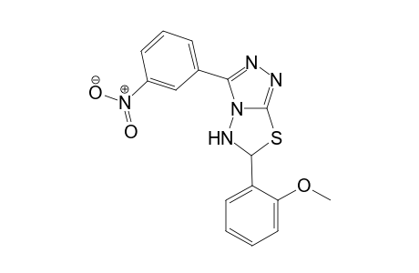 5-[o-Methoxyphenyl]-8-(m-nitrophenyl)-1,2,7-triaza-4-thiabicyclo[3.3.0]octa-2,8(1)-diene