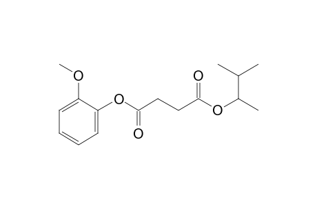 Succinic acid, 3-methylbut-2-yl 2-methoxyphenyl ester