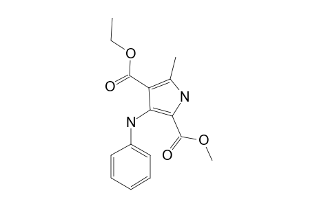 O4-ethyl O2-methyl 5-methyl-3-(phenylamino)-1H-pyrrole-2,4-dicarboxylate