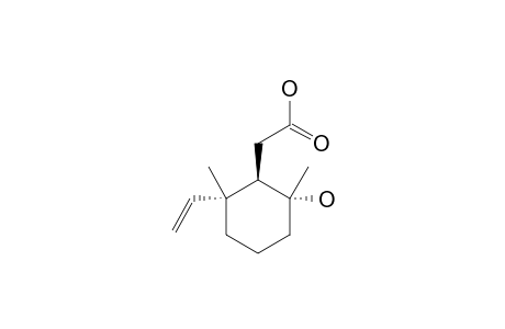 (1-R,6-S,2-R)-2-(2-HYDROXY-2,6-DIMETHYL-6-VINYLCYCLOHEXANYL)-ACETIC_ACID