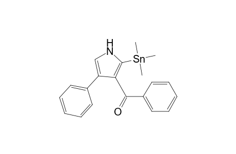 3-Benzoyl-4-phenyl-2-(trimethylstannyl)pyrrole