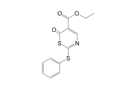 6-keto-2-(phenylthio)-1,3-thiazine-5-carboxylic acid ethyl ester