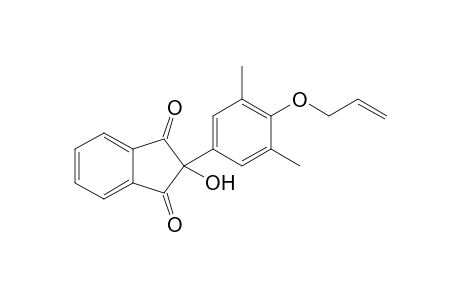 2-(4'-Allyloxy-3',5'-dimethylphenyl)-2-hydroxy-dihydroindane-1,3-dione