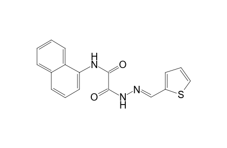 N-(1-Naphthyl)-2-oxo-2-[(2E)-2-(2-thienylmethylene)hydrazino]acetamide