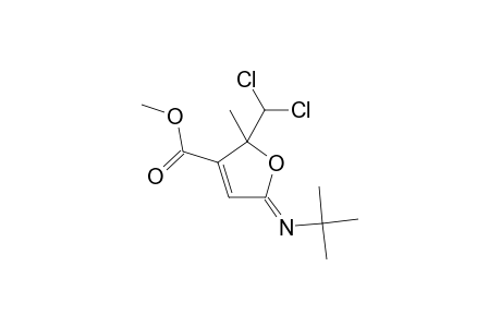 Methyl 5-(tert-butylimino)-2-(dichloromethyl)-2-methyl-2,5-dihydrofuran-3-carboxylate