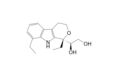 (1S,1'R)-1-(1,8-Diethyl-1,3,4,9-tetrahydropyran[3,4-b]indol-1-yl)ethane-1,2-diol