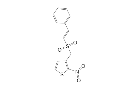 2-Nitro-3-[(.beta.-styrylsulfonyl)methyl]thiophene