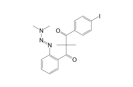 (E)-1-[2-(3,3-Dimethyltriaz-1-enyl)phenyl]-3-(4-iodophenyl)-2,2-dimethylpropane-1,3-dione