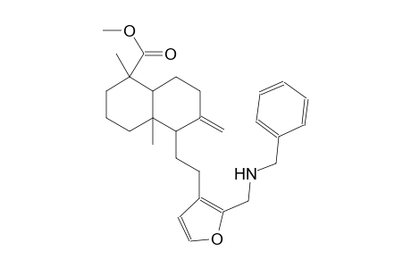 methyl (1S,4aR,5S)-5-(2-{2-[(benzylamino)methyl]-3-furyl}ethyl)-1,4a-dimethyl-6-methylenedecahydro-1-naphthalenecarboxylate