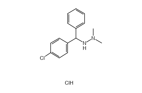 2-[(p-CHLORO-alpha-PHENYLBENZYL)-1,1-DIMETHYLHYDRAZINE, HYDROCHLORIDE
