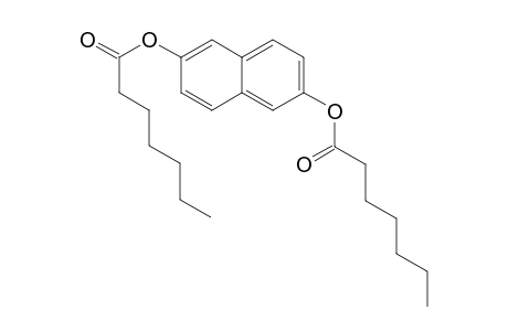 6-(Heptanoyloxy)-2-naphthyl heptanoate