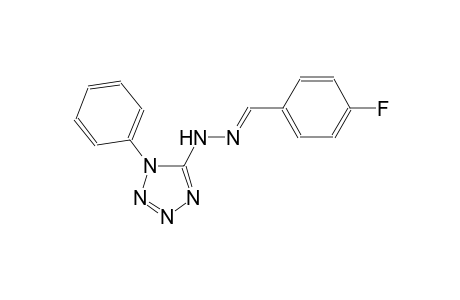 4-fluorobenzaldehyde (1-phenyl-1H-tetraazol-5-yl)hydrazone