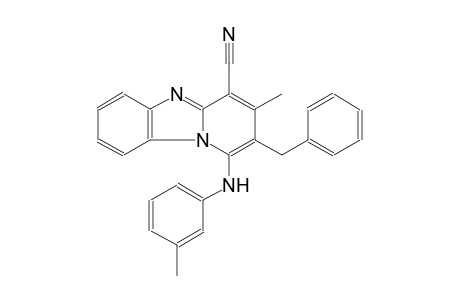 2-benzyl-3-methyl-1-(3-toluidino)pyrido[1,2-a]benzimidazole-4-carbonitrile