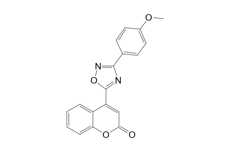 5-(2'-Oxo-2H-[1]benzopyran-4'-yl)-3-(methoxyphenyl)-1,2,4-oxadiazole