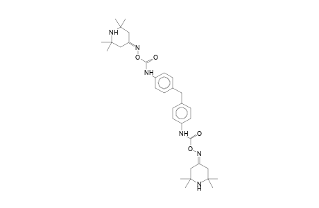 Bis(2,2,6,6-tetramethylpiperidin-4-one) 4,4'-methylenebis[O-(phenylcarbamoyl)oxime]