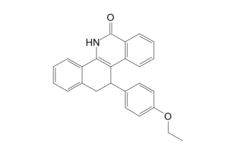 11-(4-Ethoxyphenyl)-5,6,11,12-tetrahydrobenzo[c]phenanthridin-6-one