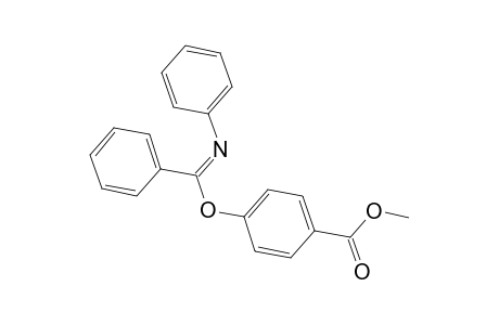 Methyl 4-([(Z)-phenyl(phenylimino)methyl]oxy)benzoate