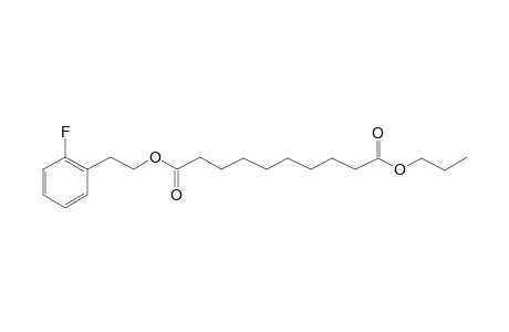 Sebacic acid, 2-(2-fluorophenyl)ethyl propyl ester