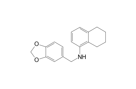 N-(1,3-benzodioxol-5-ylmethyl)-5,6,7,8-tetrahydronaphthalen-1-amine