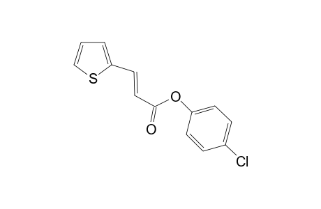 4-Chlorophenyl (2E)-3-(2-thienyl)-2-propenoate