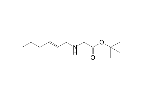 tert-butyl 2-[[(E)-5-methylhex-2-enyl]amino]acetate