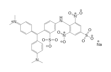 Sodium 4-[(4-{[4-(dimethylamino)phenyl][4-(dimethyliminio)-2,5-cyclohexadien-1-ylidene]methyl}-3-sulfonatophenyl)amino]-3,5-dinitrobenzenesulfonate