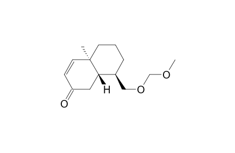 2(1H)-Naphthalenone, 4a,5,6,7,8,8a-hexahydro-8-[(methoxymethoxy)methyl]-4a-methyl-, [4aS-(4a.alpha.,8.beta.,8a.beta.)]-