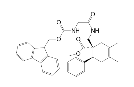 Methyl 1-{2'-[(9H-fluoren-9''-ylmethoxy)carbonyl]aminoacetyl}aminomethyl}-3,4-dimethyl-6-phenylcyclohex-3-ene-1-carboxylate