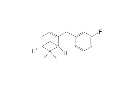 (1R,5S)-2-(3-Fluorobenzyl)-6,6-dimethylbicyclo[3.1.1]hept-2-ene