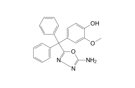 alpha-(5-AMINO-1,3,4-OXADIAZOL-2-YL)-alpha,alpha-DIPHENYL-2-METHOXY-p-CRESOL