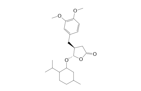 (-)-(4R,5R)-4-(3',4'-Dimethoxybenzyl)-5-(1-menthyloxy)butyrolactone