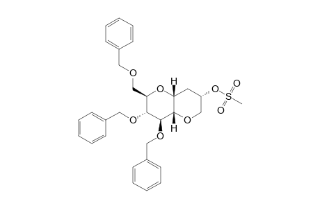 (1R,4S,6R,8R,9S,10S)-9,10-BIS-(BENZYLOXY)-8-BENZYLOXYMETHYL-2,7-DIOXABICYCLO-[4.4.0]-DECANE-4-YL-METHANESULFONATE