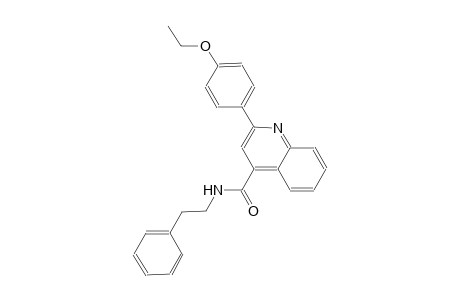 2-(4-ethoxyphenyl)-N-(2-phenylethyl)-4-quinolinecarboxamide