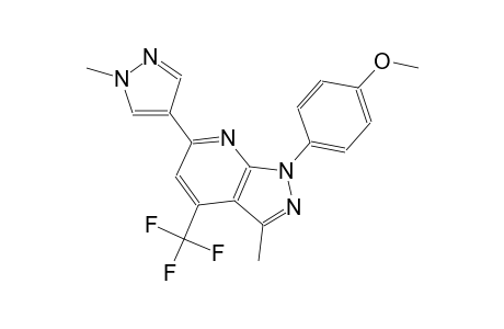 1H-pyrazolo[3,4-b]pyridine, 1-(4-methoxyphenyl)-3-methyl-6-(1-methyl-1H-pyrazol-4-yl)-4-(trifluoromethyl)-