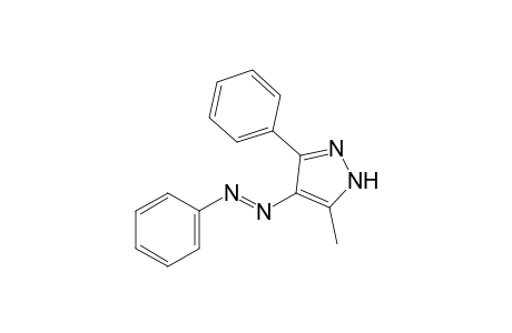 3(or 5)-methyl-5(or 3)-phenyl-4-(phenylazo)pyrazole