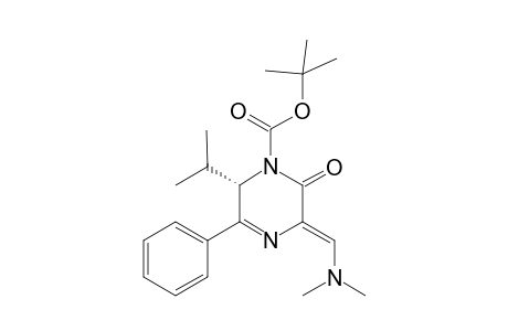 (6S)-N-1-(tert-Butoxycarbonyl)-3(Z)-1-dimethylaminomethylidene]-6-isopropyl-5-phenyl-1,2,3,6-tetrahydro-2-pyrazinone