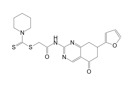 2-{[7-(2-furyl)-5-oxo-5,6,7,8-tetrahydro-2-quinazolinyl]amino}-2-oxoethyl 1-piperidinecarbodithioate