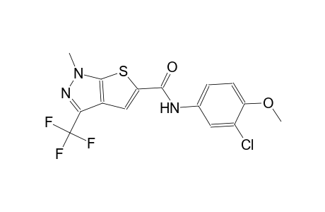 1H-thieno[2,3-c]pyrazole-5-carboxamide, N-(3-chloro-4-methoxyphenyl)-1-methyl-3-(trifluoromethyl)-