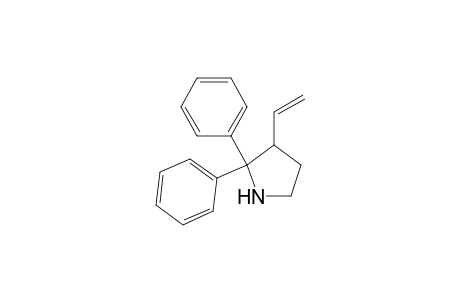 Pyrrolidine, 3-ethenyl-2,2-diphenyl-