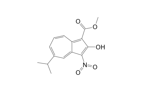 Methyl 5-isopropyl-2-hydroxy-3-nitroazulene-1-carboxylate
