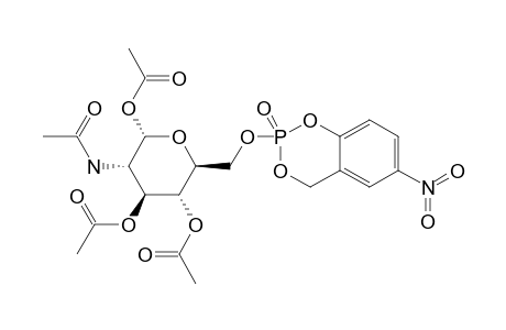 5-NITRO-CYCLO-SAL-(2-ACETAMIDO-1,3,4-TRI-O-ACETYL-2-DEOXY-D-GLUCOPYRANOSYL-6-)-PHOSPHATE