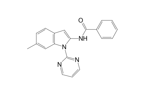 N-[6-Methyl-1-(pyrimidin-2-yl)-1H-indol-2-yl]benzamide