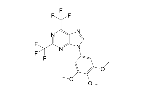 2,6-Bis(trifluoromethyl)-9-(3,4,5-trimethoxyphenyl)-9H-purine