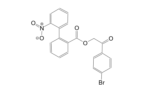 [1,1'-biphenyl]-2-carboxylic acid, 2'-nitro-, 2-(4-bromophenyl)-2-oxoethyl ester