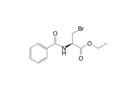 (2R)-2-benzamido-3-bromo-propionic acid ethyl ester