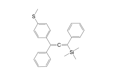 Trimethyl(3-(4-(methylthio)phenyl)-1,3-diphenylpropa-1,2-dien-1-yl)silane