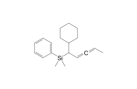 1-Cyclohexyl-1-dimethyl(phenyl)silylpenta-2,3-diene