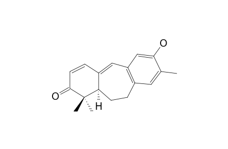 HEUDELOTINONE;12-HYDROXY-3-OXO-9(10->20)-ABEO-16,17-DINOR-ABIETA-1(2),8,10(20),11,13-PENTAENE