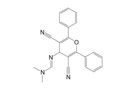 3,5-DICYANO-4-(N,N-DIMETHYLFORMAMIDINO)-2,6-DIPHENYL-4H-PYRANE